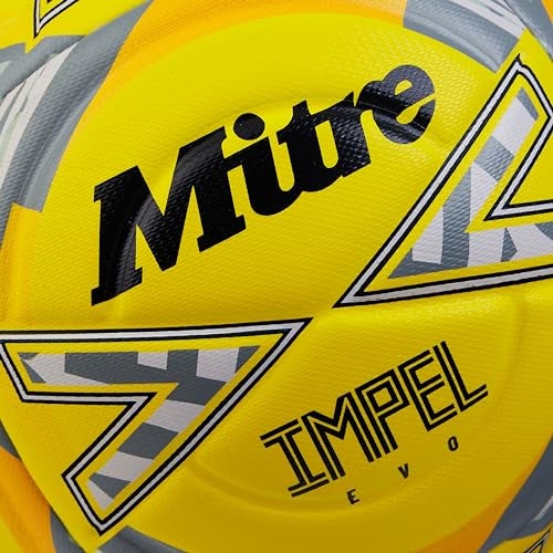 Mitre IMPEL Soccer Ball – Training Soccer Balls for Kids & Youth - Durable 6-Panel Construction - Soft-Touch Foam & Hyperflow Grooves - All-Weather Soccer Practice Equipment for Grass or Astroturf - Image 2