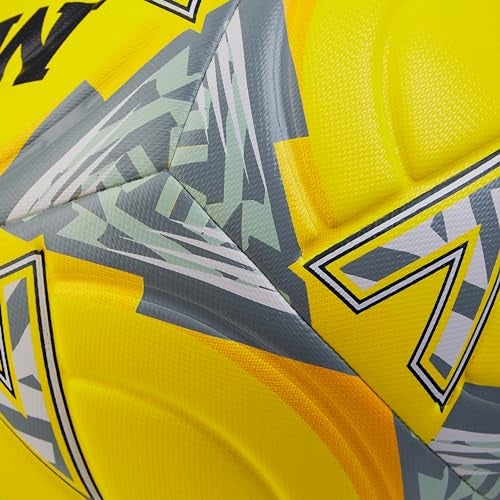 Mitre IMPEL Soccer Ball – Training Soccer Balls for Kids & Youth - Durable 6-Panel Construction - Soft-Touch Foam & Hyperflow Grooves - All-Weather Soccer Practice Equipment for Grass or Astroturf - Image 3