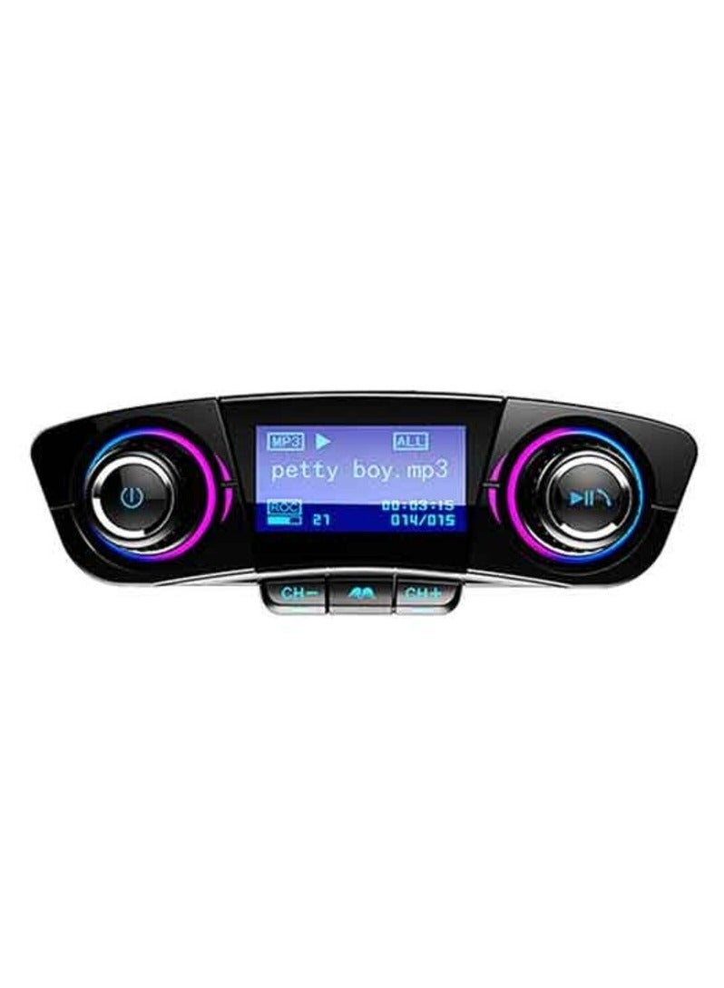 Earldom ET-M60 Wireless FM Charger Car Kit MP3 + 2 USB Ports - Image 2