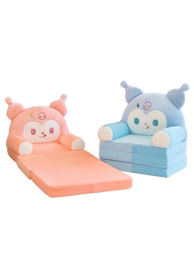 Generic Kids Sofa Gifts for 1-8 Year Old Kids Cute Foldable Kids Armchair Sofa Set Blue  - Image 2