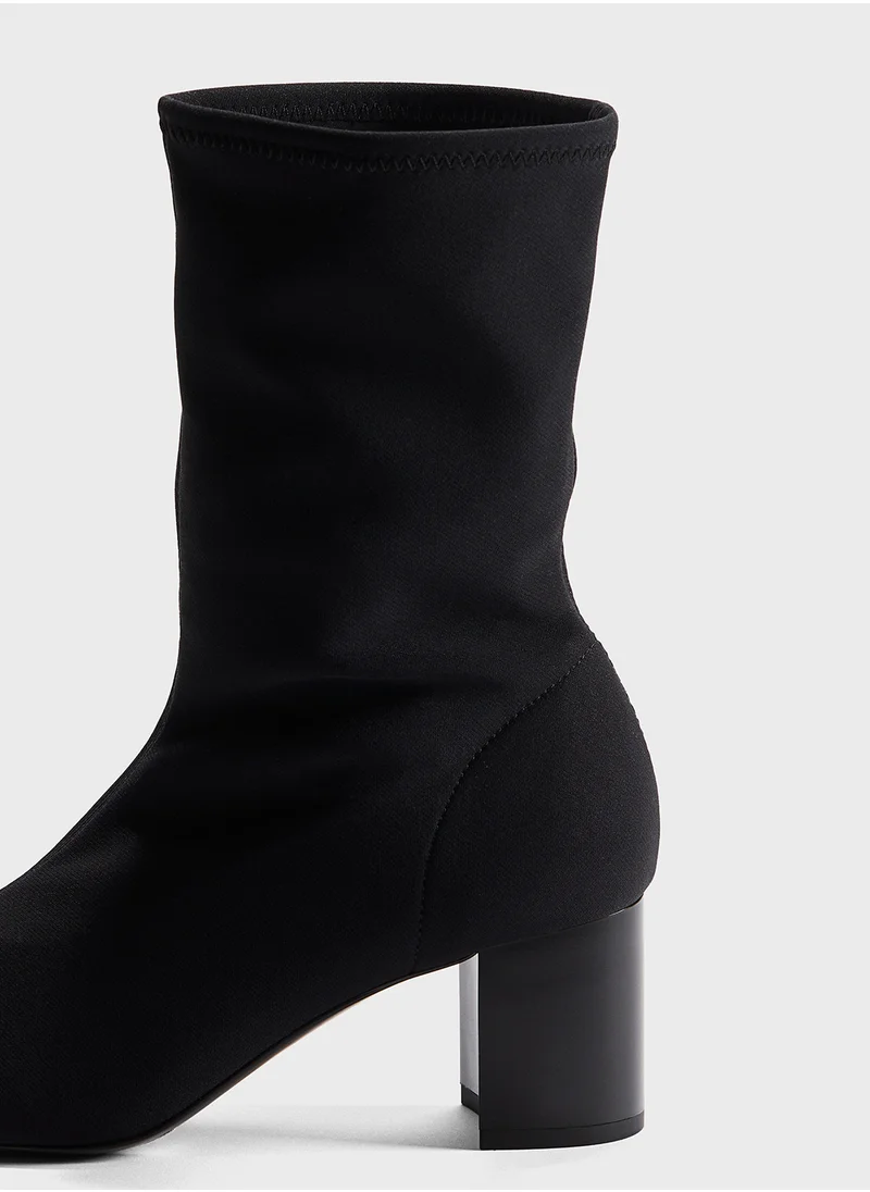 H&M Ankle-High Sock Boots