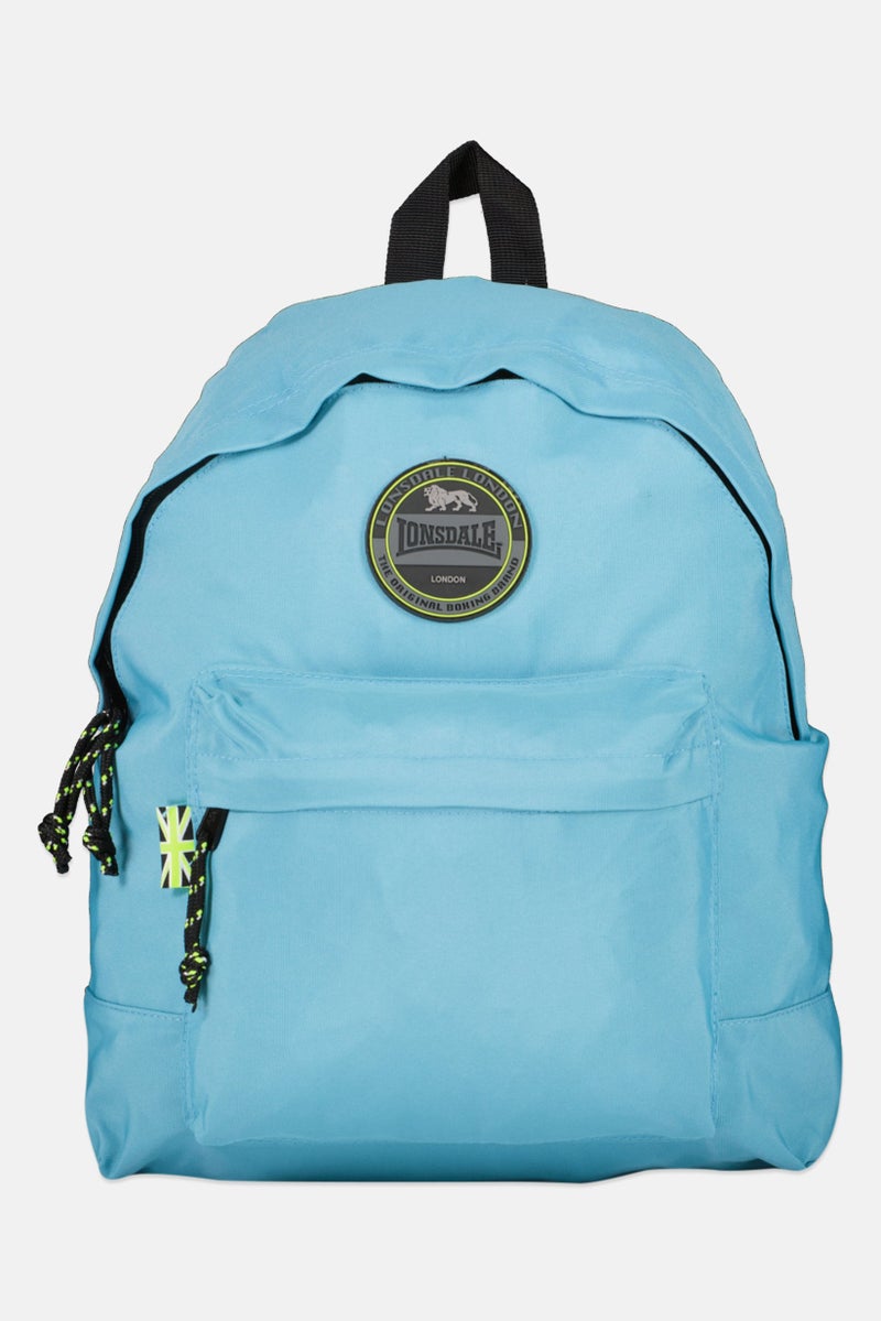 Lonsdale Men Brand Logo Backpack, Blue - Image 1