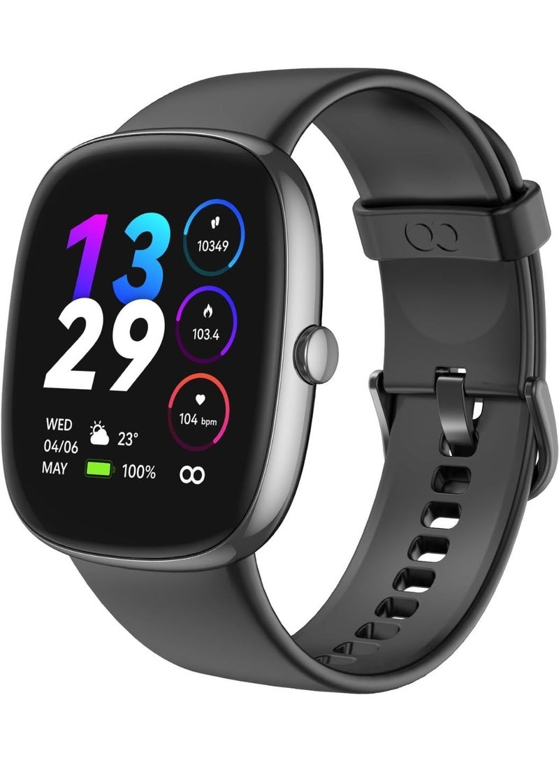 ساعة ذكية للرجال 1.85" تصميم عسكري تكتيكي | ساعة ذكية متينة مقاومة للماء IP68 مع مكالمات بلوتوث، 100+ وضع رياضي، متتبع للياقة البدنية والصحة متوافق مع أندرويد وآيفون & ساعة ذكية جديدة 2025 مع مكالمات بلوتوث، شاشة AMOLED HD 1.83"، 100+ وضع رياضي، مراقب لمعدل ضربات القلب وSpO2، متتبع للياقة البدنية IP67 مقاوم للماء للرجال والنساء. - Image 3