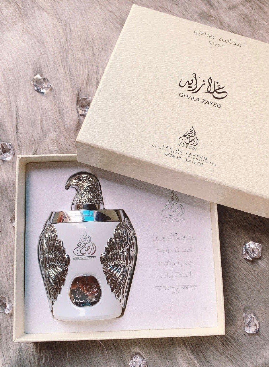 تسوق مملكة العود وعطر غلا زايد سيلفر الفاخر او دي برفيوم من مملكة