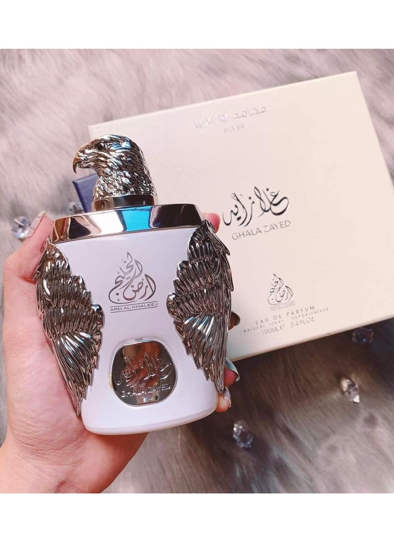 عطر غلا زايد سيلفر الفاخر او دي برفيوم من مملكة العود للرجال - 100 مل - pzsku/Z7F39EBED26F155553855Z/45/_/1739371171/80db9c0f-c0fd-4d3e-995b-c65287d98214