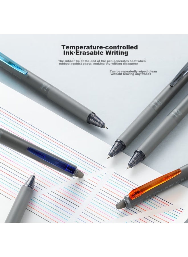 Pilot Frixion Clicker Retractable Erasable Gel Pen Refills, 0.4Mm, Red, Pack Of 3 - Image 2