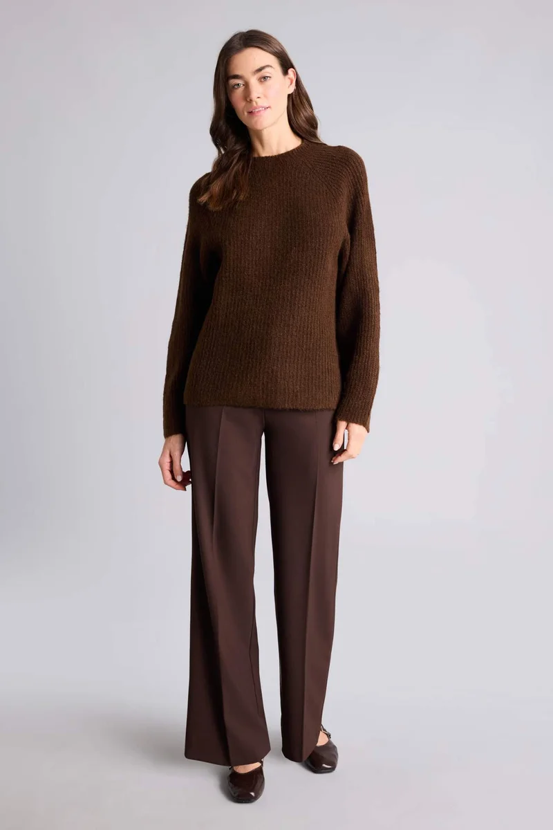ديفاكتو Regular Fit Crew Neck Pullover