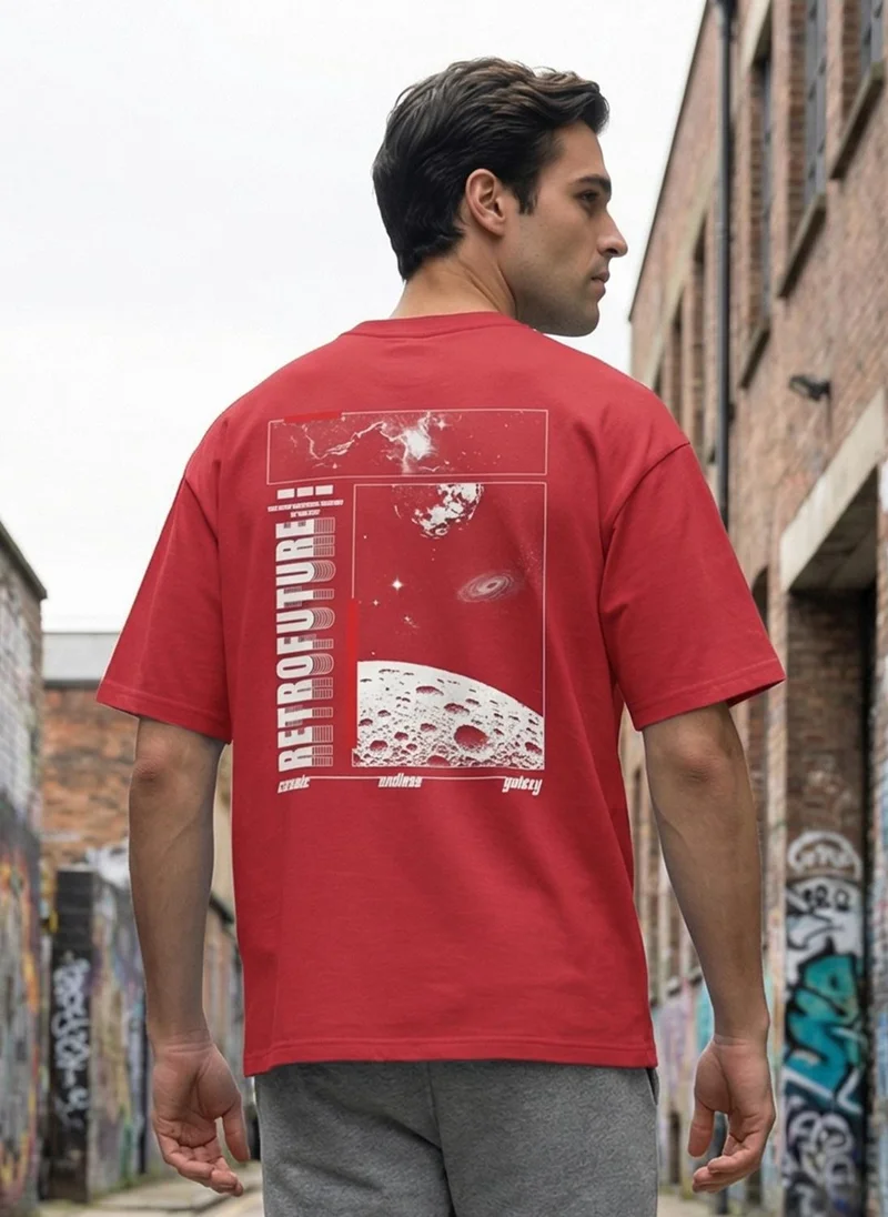 NOBERO NOBERO Men's Premium Oversized Printed T-Shirt