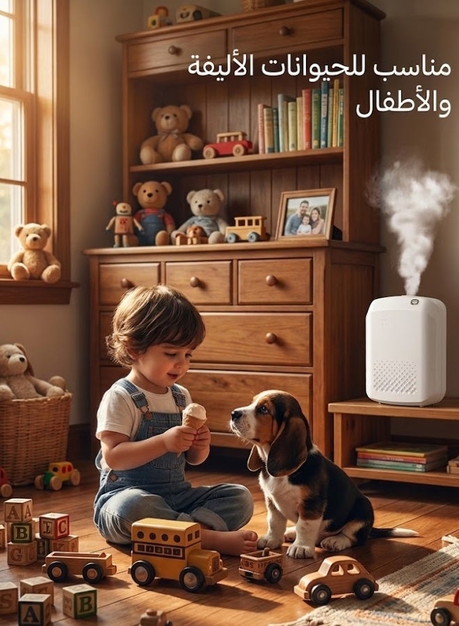   لكي بور جهاز تعطير ذكي أوتوماتيكي للمنازل والفنادق | سعة 400 مل | أبيض - Image 3