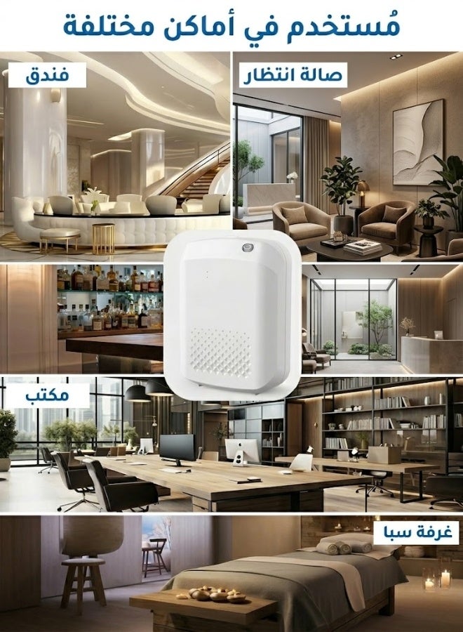   لكي بور جهاز تعطير ذكي أوتوماتيكي للمنازل والفنادق | سعة 400 مل | أبيض - Image 4