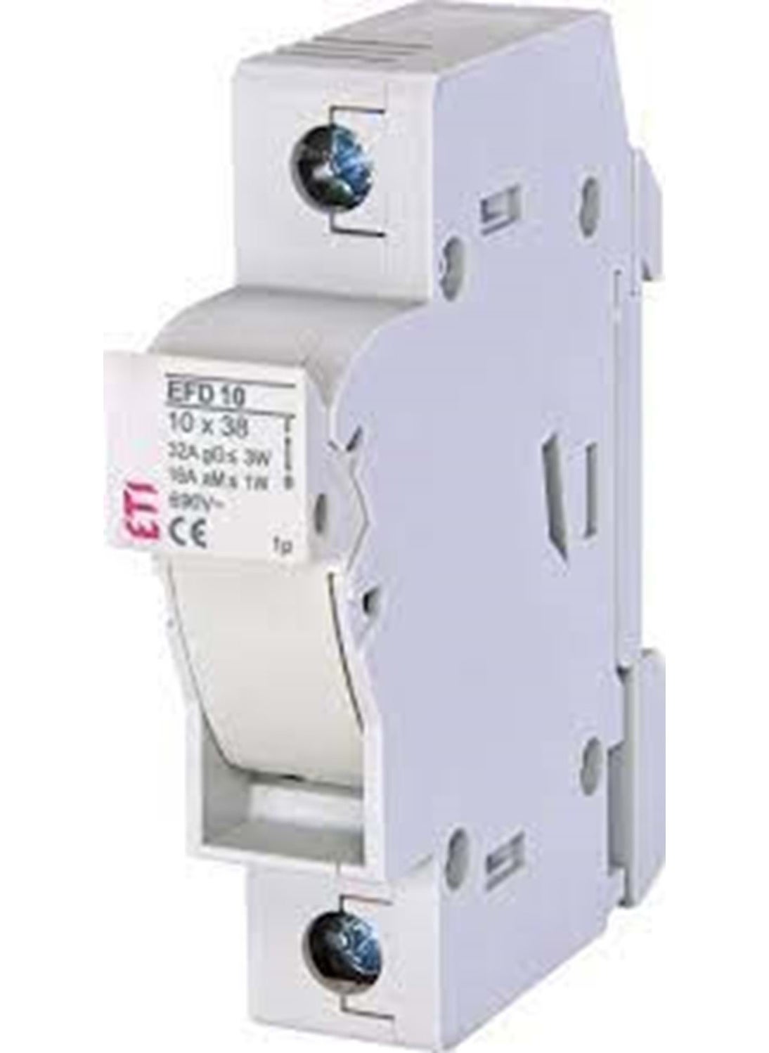 ETI EFD10-1P (10X38,1-POLE, CARTRIDGE Fuse Holder) 