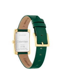 CALVIN KLEIN Rectangle Analog Women's Gold Case Wrist Watch - 25200397  - Image 3