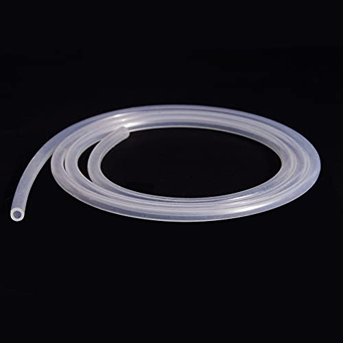 Feelers 1/4" ID x 3/8" OD Silicone Tubing Food Grade Pure Silicon Tube High Temp Home Brewing Winemaking Silicone Hose Tubing, 9.84ft Length - Image 1