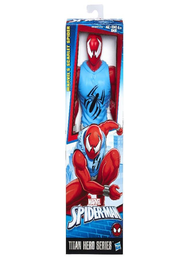 Spider-Man Marvel Spider-Man Titan Hero Series Scarlet Spider Figure  - Image 2