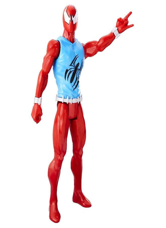 Spider-Man Marvel Spider-Man Titan Hero Series Scarlet Spider Figure  - Image 1