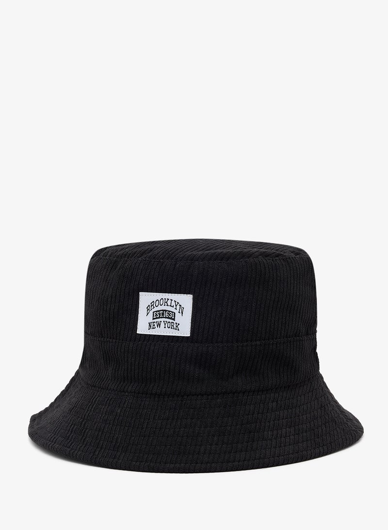 Seventy Five Corduroy Bucket Hat With Brookyln Patch - Image 1