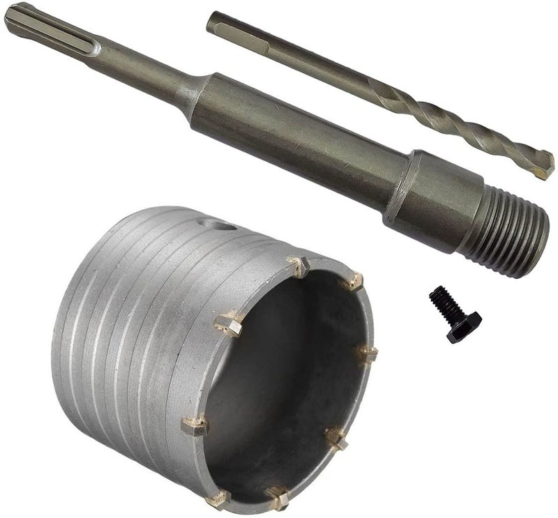 DUMDAAR Concrete Wall Drill Bit Air conditioning Hole Saw Cutter with 160 mm Connecting Rod (65mm bit with 160mm rod) - Image 5