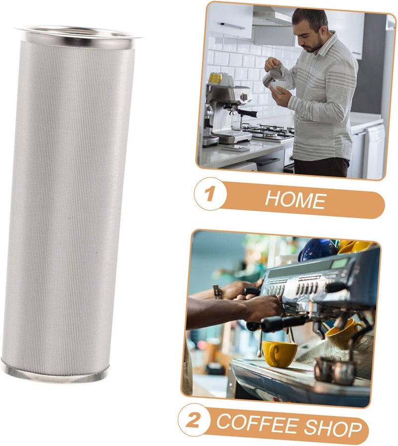 OUNONA Stainless Filter Tube Reusable Cold Brew Infuser for Wide Mouth Jars for Iced Coffee Lovers Easy to Use and Portable - Image 2