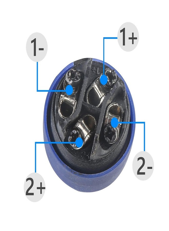 MADOWL MAD OWL Speaker Plug Speakon Connector, Speaker Jacks and Connectors Nl4fx Speakon Cables, Nl4fc Male Female Converter Nl2fx Plug Speakers Powercon Twist Lock(4 Set Male and Female) - Image 5