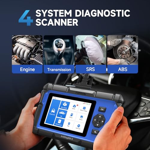 Topdon OBD2 Scanner TOPDON AD600S Scan Tool, Code Reader, Diagnostics Scanner for ABS/SRS/AT/Engine, 9 Reset Services, Oil/Brake/BMS/SAS/DPF/TPMS/ETS Reset/ABS Bleeding/Injector Coding, Free Lifetime Upgrade - Image 3