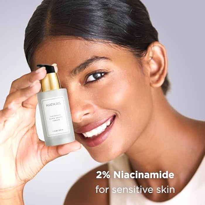 MATKAS Korean Deep Corrector Dark Spots Serum for Face - 1 Fl. Oz. with 2% Niacinamide Serum for Acne, Pores, Hyperpigmentation, Sensitive Skin, Korean Dark Spot Remover for Face, Glow Skincare - Image 2
