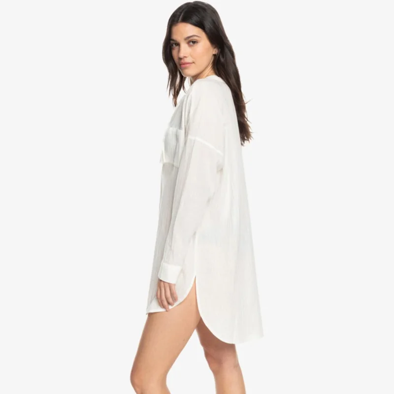 Roxy  Shoreline Lights Long Sleeve Shirt Dress - Women for Women | Best Price UAE