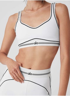 alo Summer two-piece set of women's nude yoga wear, high-waisted nine-inch pants, fitness training sleeveless long pants