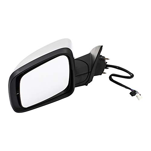 Brock Replacement Driver Power Side View Mirror Heated Signal Memory Chrome Compatible with 2011-2019 Durango 68237573AF CH1320377 - Image 1