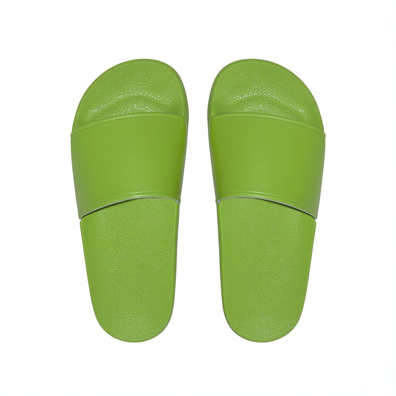 Cushioned Slide Sandals Shock Absorbing Reduce Foot Fatigue Black 180mm Custom Print Slippers - Image 1