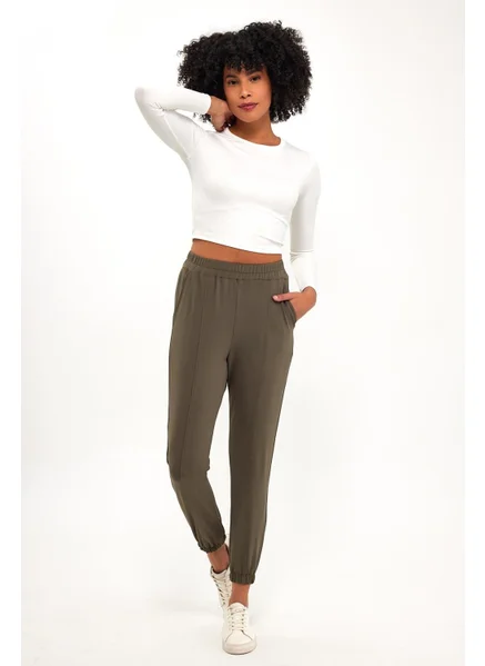 Alexander Gardi Elasticated Leg Leggings with Pockets (B23-12602)