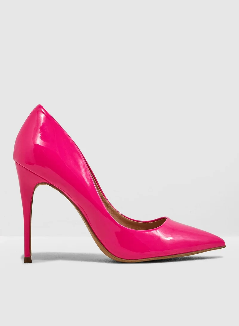 STEVE MADDEN Daisie Pointed Toe Pump - Pink