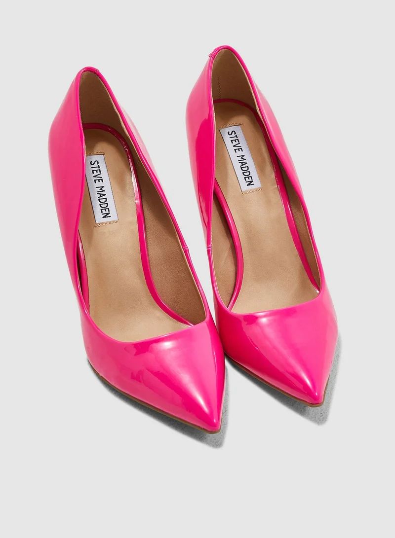 STEVE MADDEN Daisie Pointed Toe Pump - Pink
