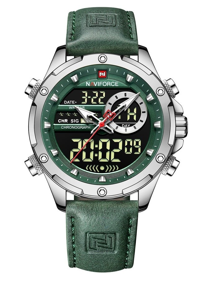 NAVIFORCE - Men's Water Resistant Analog/Digital Watch NF9208 - Image 1