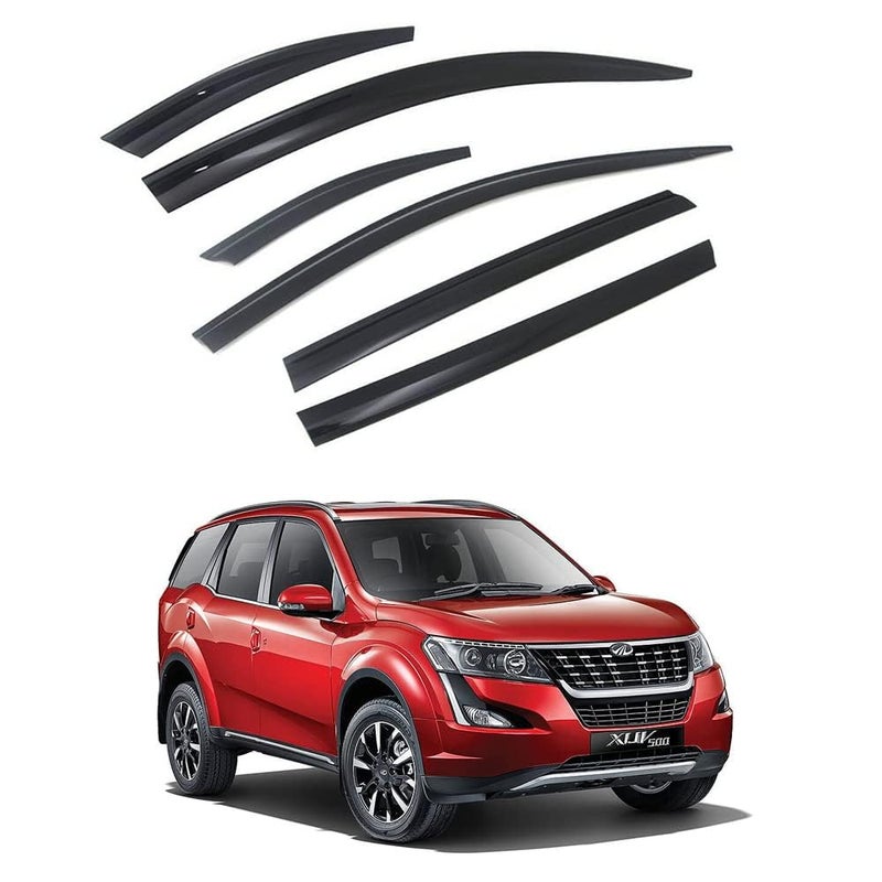 Premium Non-Breakable Car Window Door Visor/Rain Guard/Wind Deflector Compatible for (XUV 500)