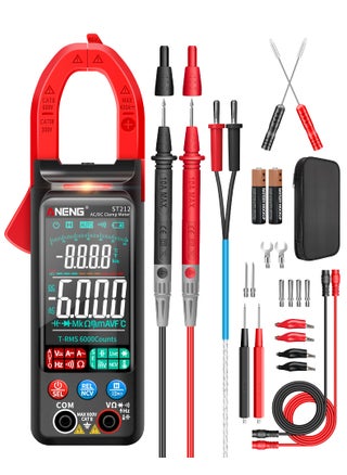 ANENG Clamp Meter Multimeter Tester Auto Ranging TRMS 6000 Counts AC/DC Current Voltage Ohm Volt Amp Meter Meansures NCV Continuity Diode Resistance Capacitance Null/Fire Wire Electrical Tools - pzsku/Z7F3B20F257F23466582AZ/45/1749324839/fd8a2cc1-5755-4724-bbf7-8330b36ccf25