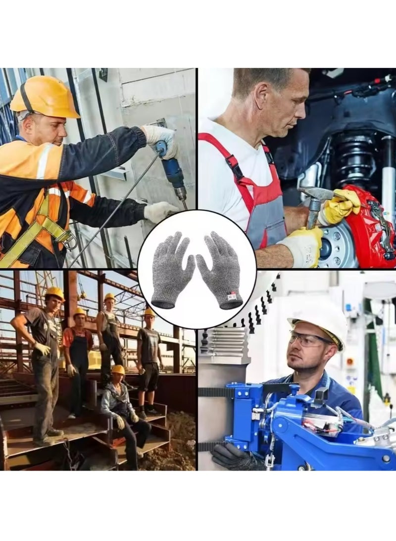Cut-Resistant Glove, Anti-Cut Glove, Knife-Resistant Glove, Sharp Tools Glove, Suitable Glove for Handling Sharp Objects, Kitchen Glove, Suitable Glove for Tire Repair and Heavy Lifting, Knife and S - Image 4