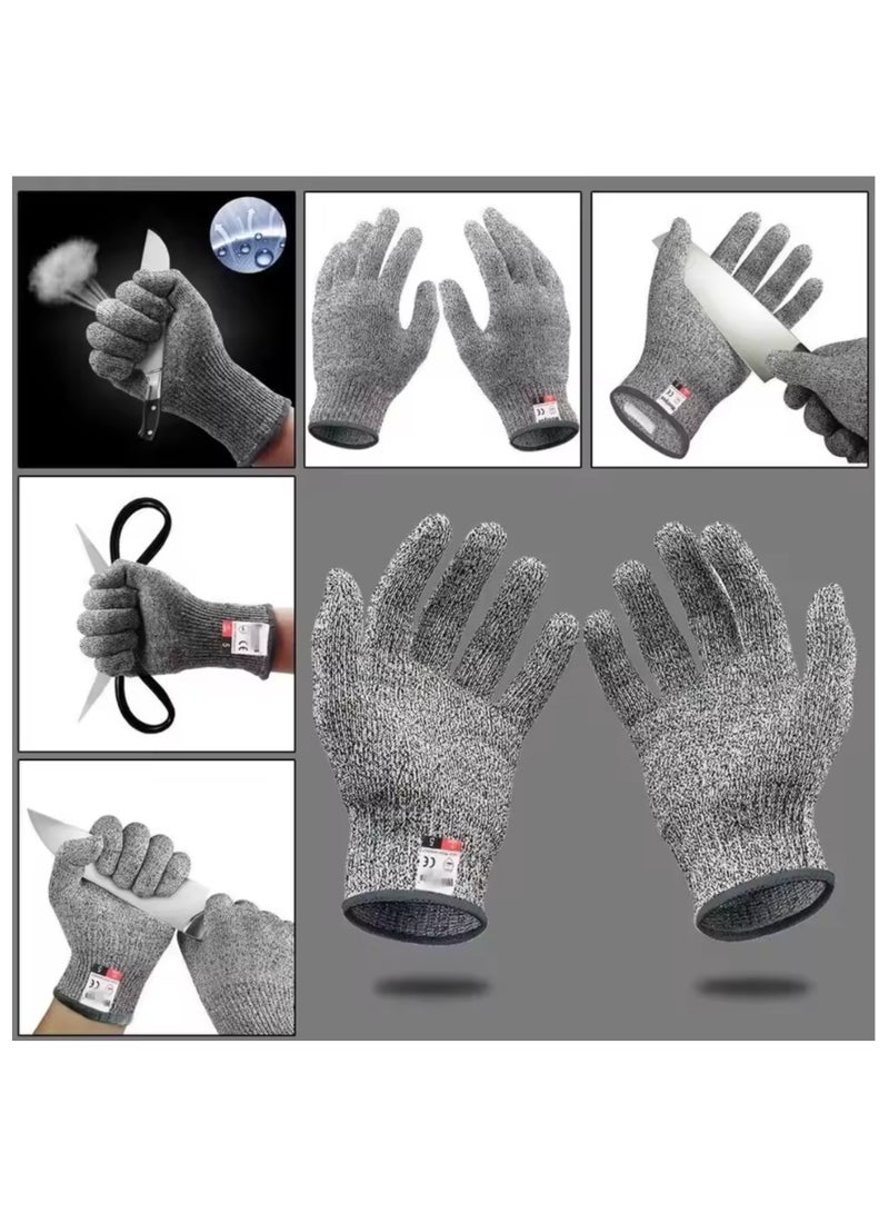 Cut-Resistant Glove, Anti-Cut Glove, Knife-Resistant Glove, Sharp Tools Glove, Suitable Glove for Handling Sharp Objects, Kitchen Glove, Suitable Glove for Tire Repair and Heavy Lifting, Knife and S - Image 5