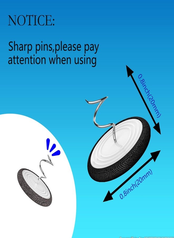 AOUKAR Upholstery Pins Twist for Slipcovers - Bed Skirt Pins - Furniture Pins to Hold Slipcovers（12Pack Light brown - Image 2