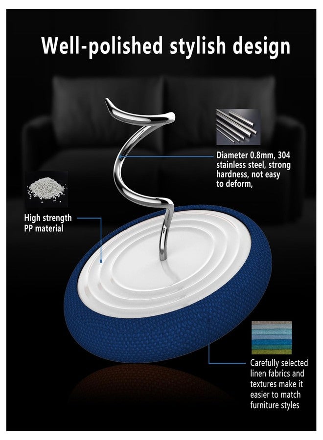 AOUKAR Upholstery Pins Twist for Slipcovers - Bed Skirt Pins - Furniture Pins to Hold Slipcovers（12Pack Light brown - Image 3