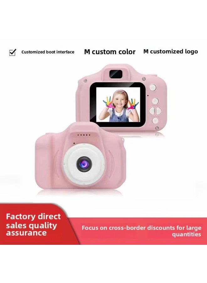 X2 Children's Digital Camera Puqing Can Take Pictures Baby Mini SLR Toy Manufacturers Wholesale-Color:Gray  - Image 1