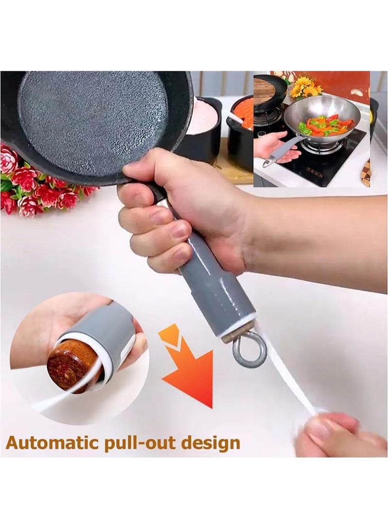A silicone cover that is burn-resistant and shrink-proof for the pan handle, for use during cooking, to protect your hands from high heat when handling hot pots or pans. - Image 4