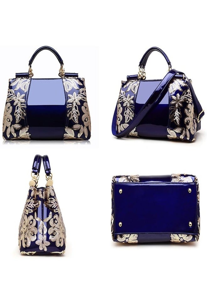 Beauenty Floral Print Crossbody Bag Blue  - Image 2