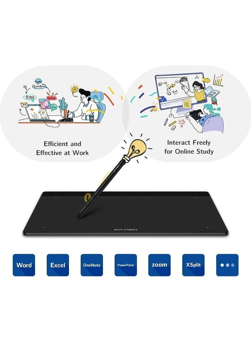 XP-PEN Deco Fun L Drawing Tablet 10×6 Inch, Digital Art Tablet with Tilt Support Battery-Free Stylus - Image 5