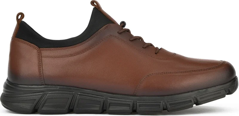 Ziya , Men's Genuine Leather Shoes 143745Z3288 Red Brown