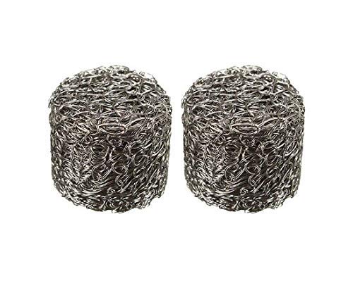 Nirali Foam Filter Pack of 2 Stainless Steel Compression InletOutlet 14mm Silver Pressure Washer Accessory  - Image 1