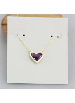 European And American Jewelry Love-shaped Peach Heart Short Necklace Clavicle Chain