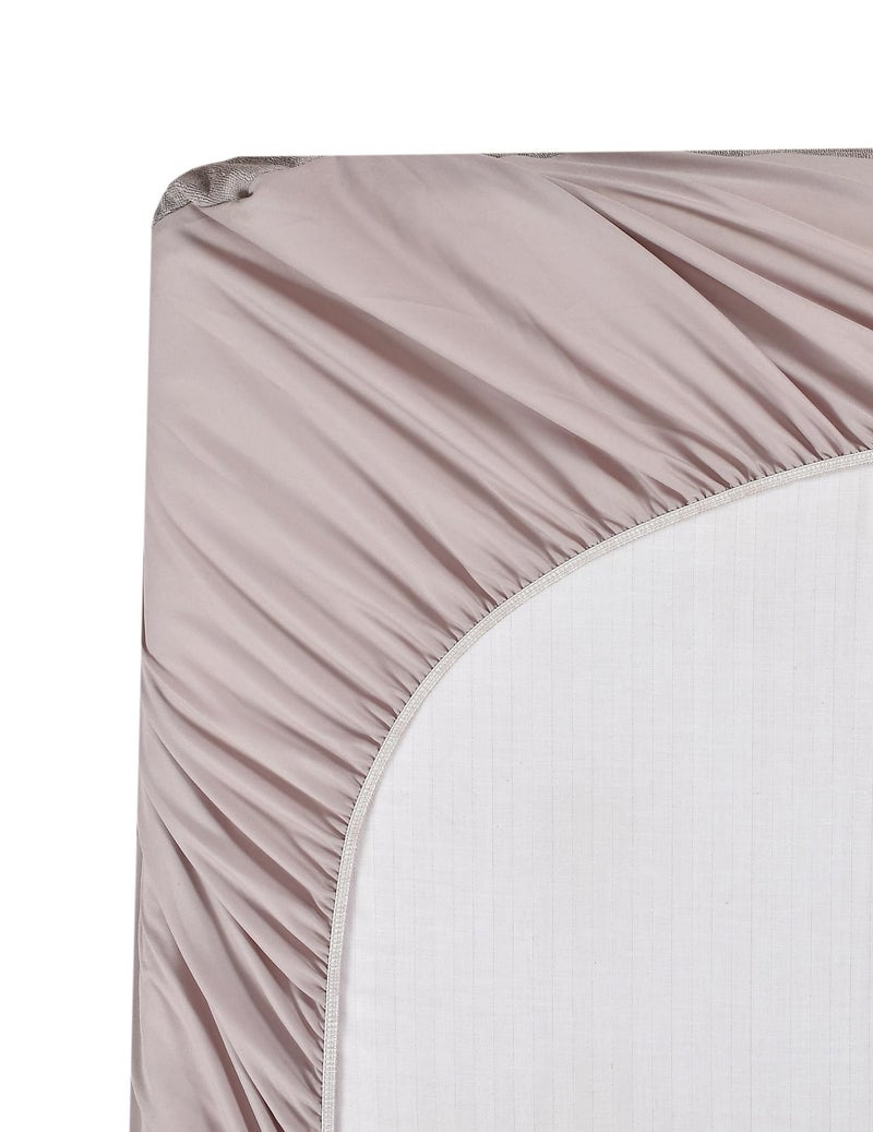 BREVARD Water Resistant Terry Cotton Queen/King Size Elastic Fitted Mattress Protector (72x72x12 inches - Fits Up to 12 inches Mattress), Grey - Image 5
