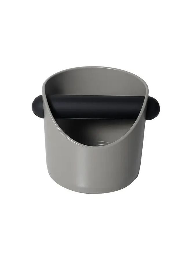 صندوق رماد القهوة الرمادي للمقهى مصنوع من البلاستيك المتين مع مقبض مريح - Image 1