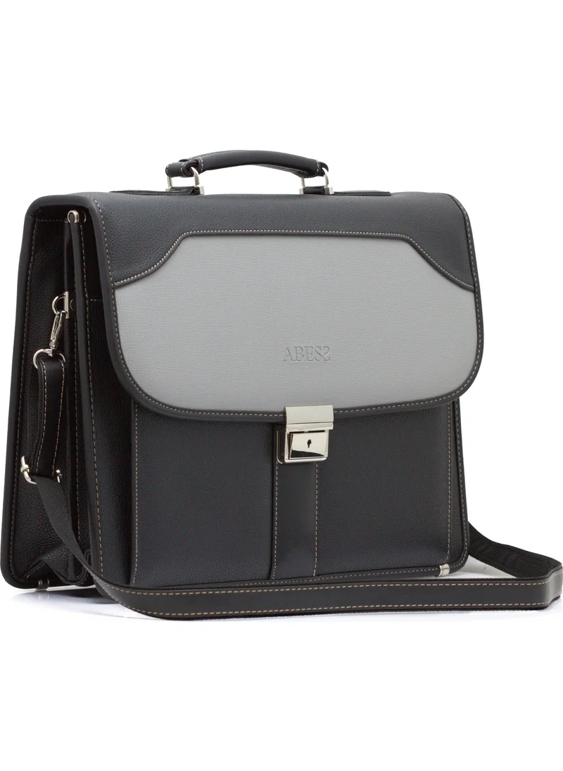 Abess Briefcase Briefcase with Laptop Compartment Molded Model