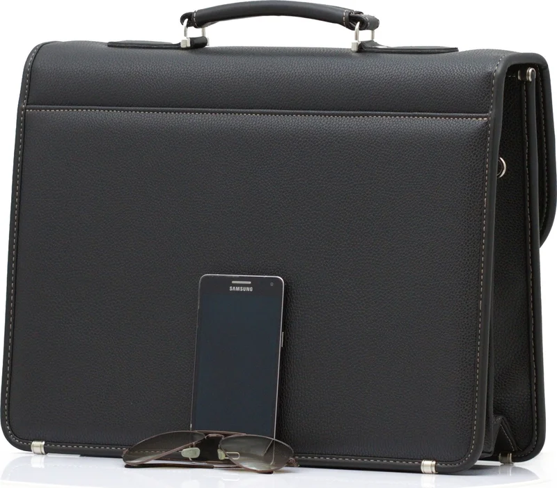 Abess Briefcase Briefcase with Laptop Compartment Molded Model